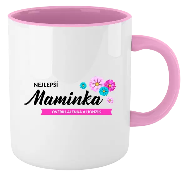 Hrnek Nejlepší maminka se jmény dětí