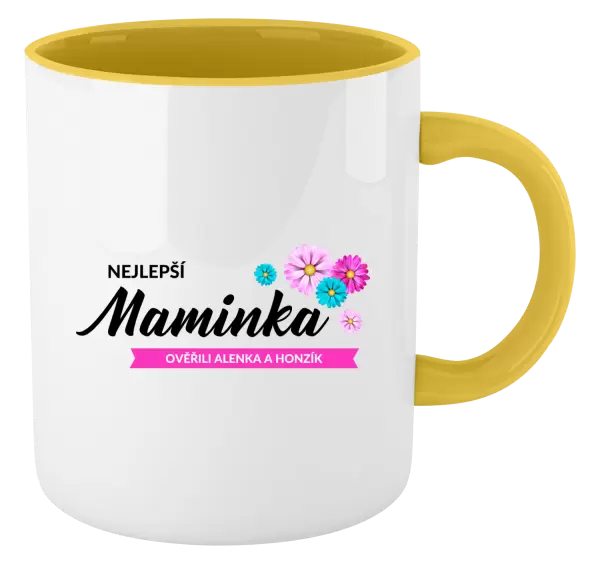 Hrnek Nejlepší maminka se jmény dětí