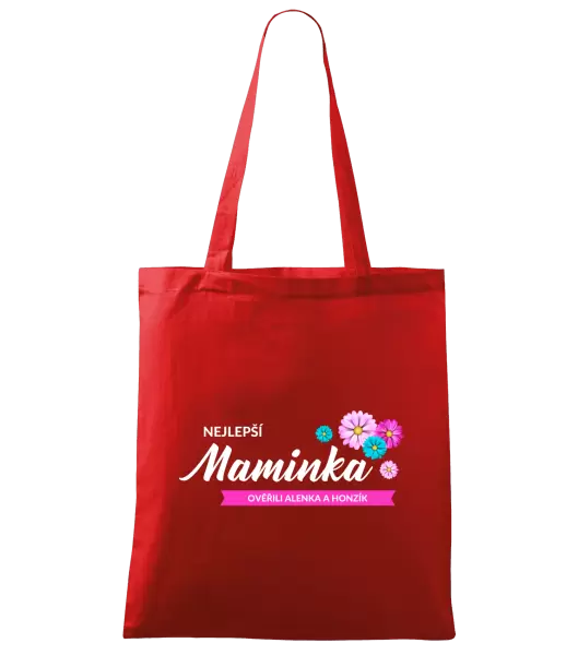 Látková taška Nejlepší maminka se jmény dětí