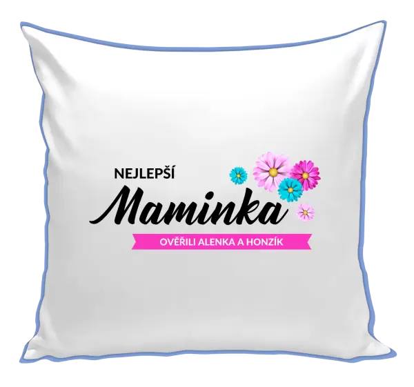 Polštář Nejlepší maminka se jmény dětí