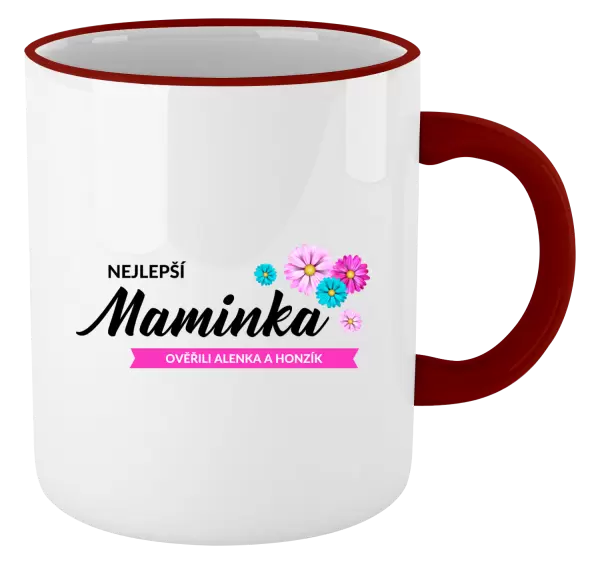 Hrnek Nejlepší maminka se jmény dětí