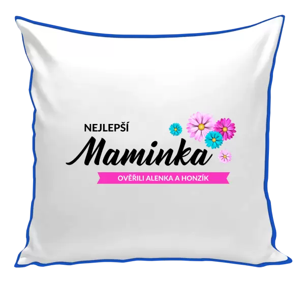 Polštář Nejlepší maminka se jmény dětí