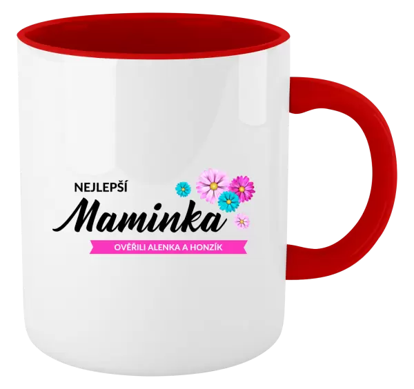 Hrnek Nejlepší maminka se jmény dětí