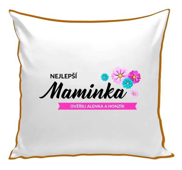 Polštář Nejlepší maminka se jmény dětí