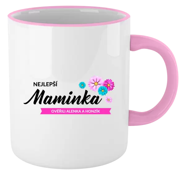 Hrnek Nejlepší maminka se jmény dětí