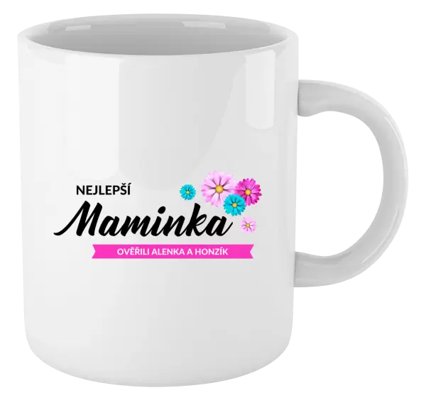 Hrnek Nejlepší maminka se jmény dětí