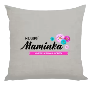 Polštář Nejlepší maminka se jmény dětí