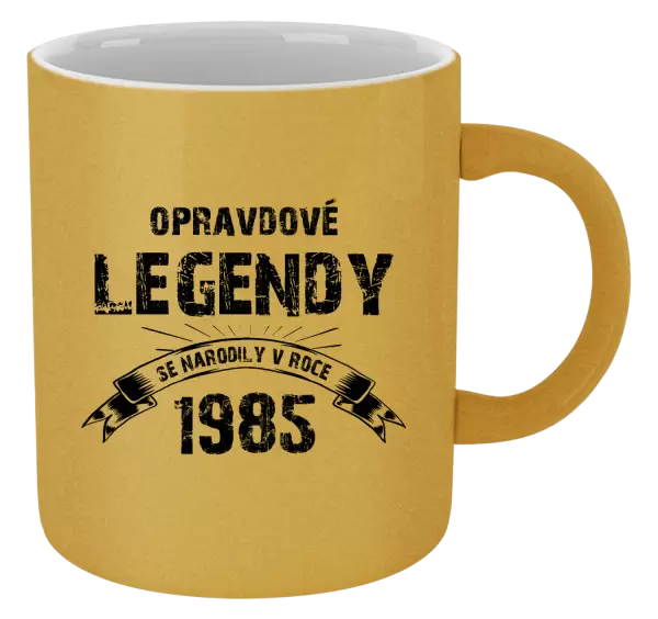 Metalický hrnek Opravdové legendy se narodily v...