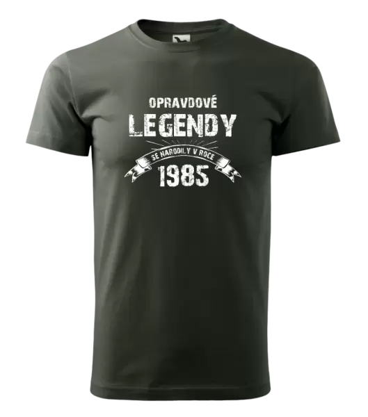 Pánské narozeninové tričko Opravdové legendy se narodily v...