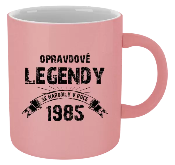 Metalický hrnek Opravdové legendy se narodily v...