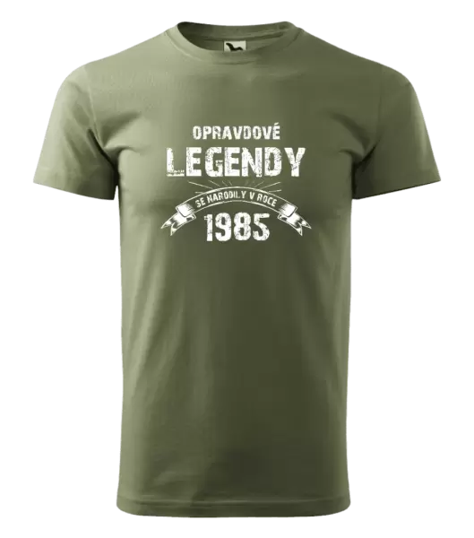 Pánské narozeninové tričko Opravdové legendy se narodily v...