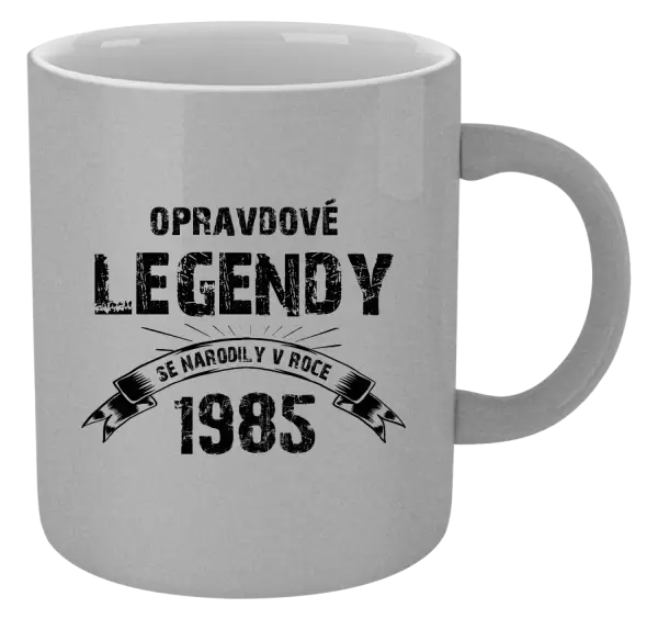 Metalický hrnek Opravdové legendy se narodily v...