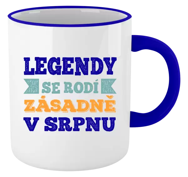 Hrnek Legendy se rodí zásadně v...