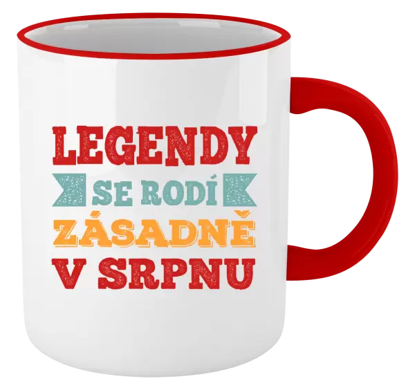 Hrnek Legendy se rodí zásadně v...