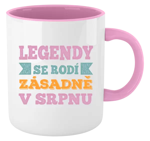 Hrnek Legendy se rodí zásadně v...