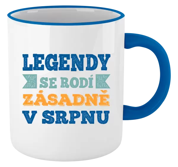 Hrnek Legendy se rodí zásadně v...