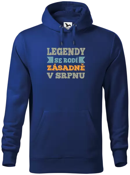 Pánská mikina Legendy se rodí zásadně v...