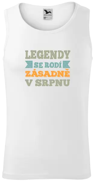 Pánské tílko Legendy se rodí zásadně v...