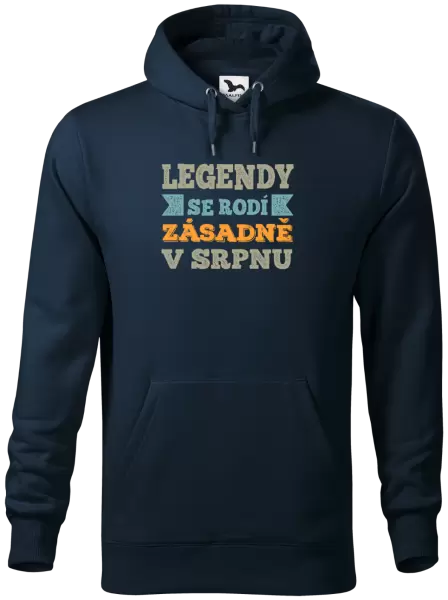 Pánská mikina Legendy se rodí zásadně v...