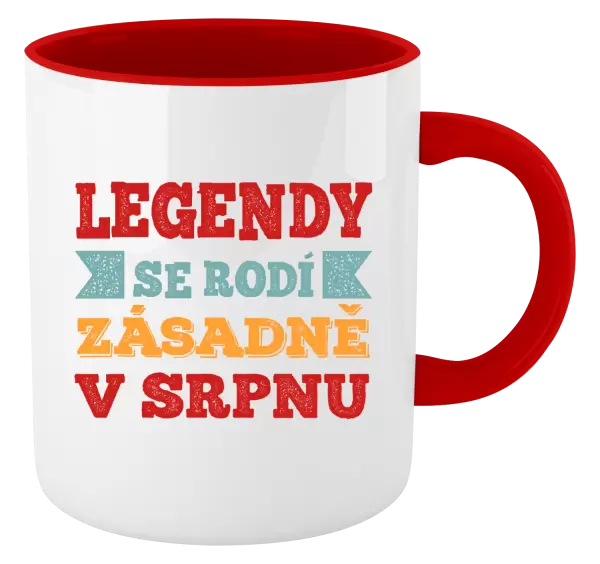 Hrnek Legendy se rodí zásadně v...