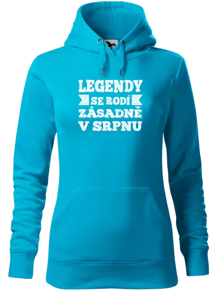 Dámská mikina Legendy se rodí zásadně v...