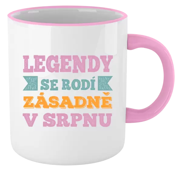 Hrnek Legendy se rodí zásadně v...