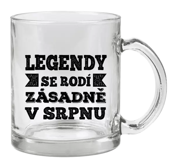 Hrnek Legendy se rodí zásadně v...