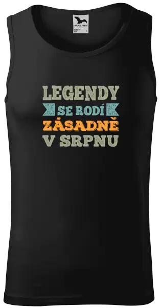 Pánské tílko Legendy se rodí zásadně v...