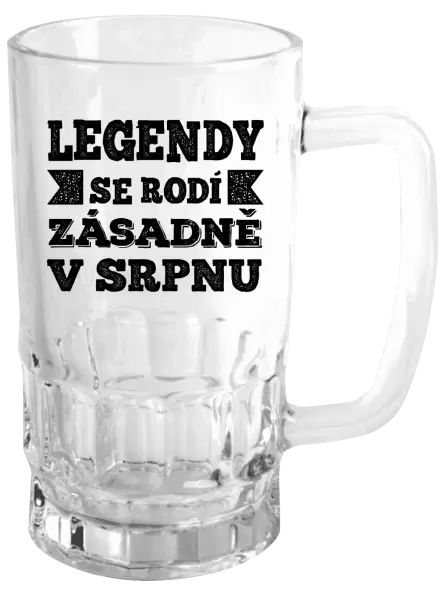 Půllitr Legendy se rodí zásadně v...