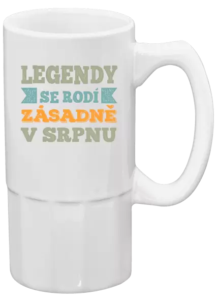 Půllitr Legendy se rodí zásadně v...
