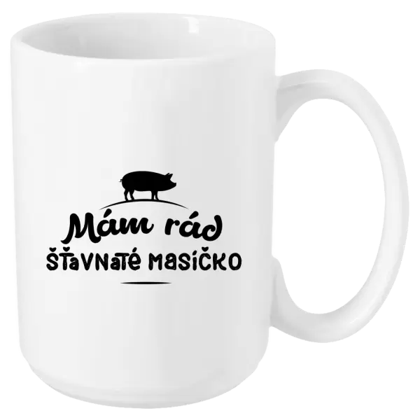 Hrnek Mám rád šťavnaté masíčko