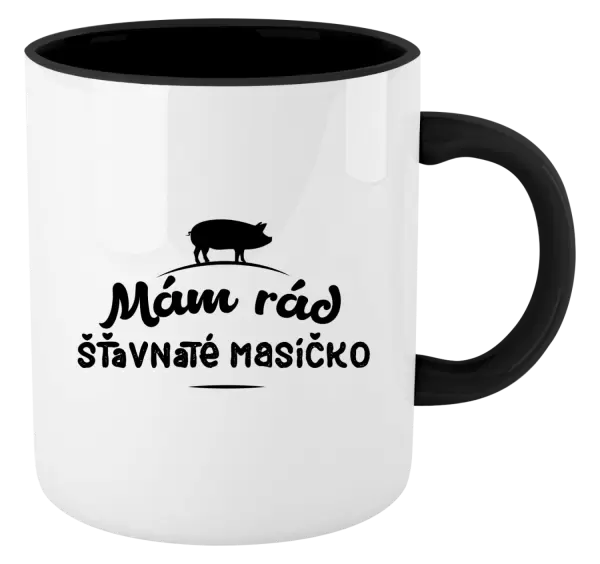 Hrnek Mám rád šťavnaté masíčko