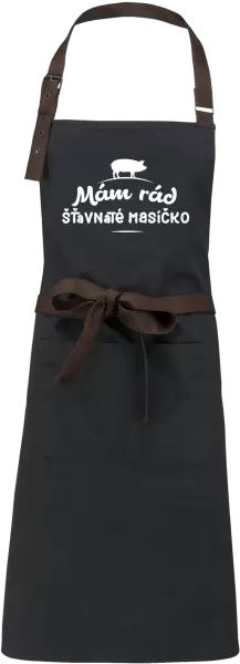 Zástěra Mám rád šťavnaté masíčko