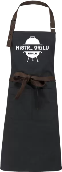 Zástěra Mistr grilu + jméno