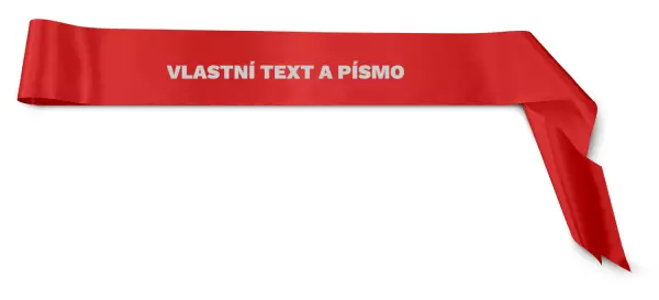 Šerpa Vlastní text na stuhy