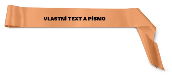 Šerpa Vlastní text na stuhy