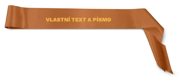 Šerpa Vlastní text na stuhy
