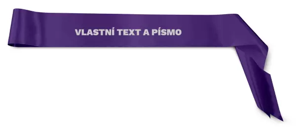 Šerpa Vlastní text na stuhy