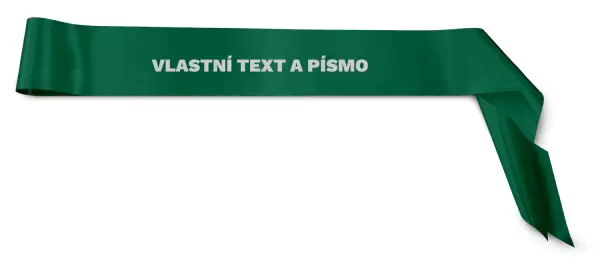 Šerpa Vlastní text na stuhy