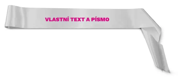 Šerpa Vlastní text na stuhy