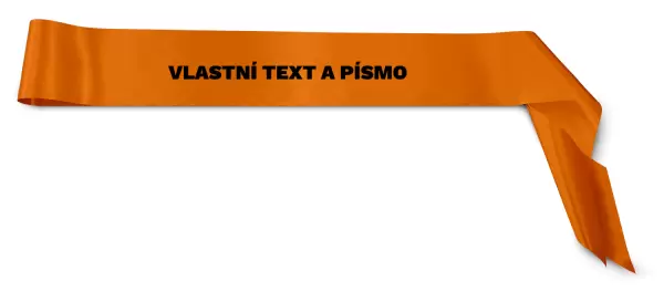 Šerpa Vlastní text na stuhy