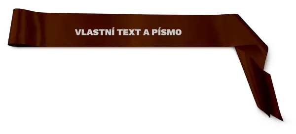 Šerpa Vlastní text na stuhy