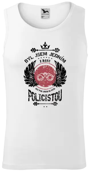 Pánské tílko Byl jsem jedním z davu, ale pak jsem se stal policistou