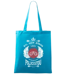 Látková taška Byl jsem jedním z davu, ale pak jsem se stal policistou