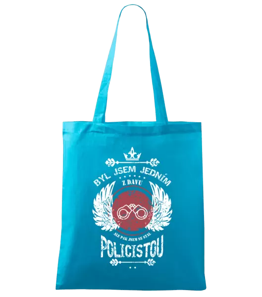 Látková taška Byl jsem jedním z davu, ale pak jsem se stal policistou