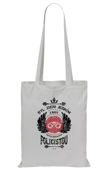 Látková taška Byl jsem jedním z davu, ale pak jsem se stal policistou