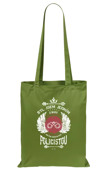 Látková taška Byl jsem jedním z davu, ale pak jsem se stal policistou