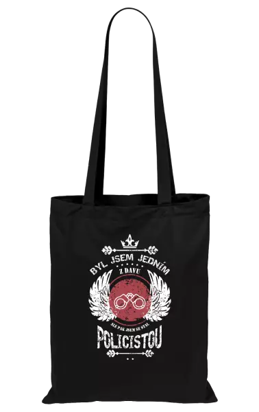 Látková taška Byl jsem jedním z davu, ale pak jsem se stal policistou