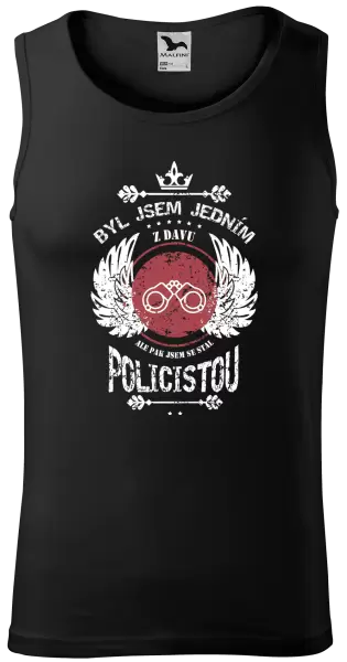 Pánské tílko Byl jsem jedním z davu, ale pak jsem se stal policistou
