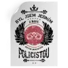 Samolepka Byl jsem jedním z davu, ale pak jsem se stal policistou